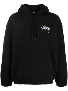 Stussy худи с нашивкой-логотипом