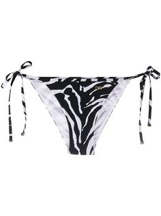Dolce & Gabbana плавки бикини с зебровым принтом