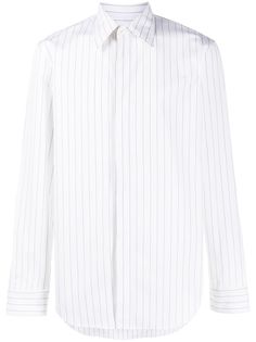 Maison Margiela рубашка в тонкую полоску