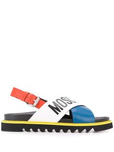Moschino сандалии с логотипом