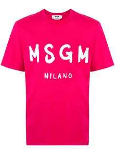 MSGM футболка с логотипом