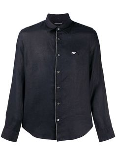 Emporio Armani рубашка с длинными рукавами