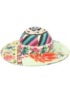 Etro шляпа с цветочным принтом
