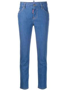 Dsquared2 джинсы скинни с эластичным поясом