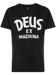 Deus Ex Machina футболка с принтом логотипа