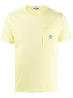 Stone Island футболка с нашивкой