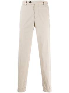 Brunello Cucinelli брюки чинос с подворотами