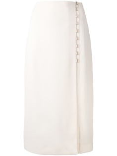 Dion Lee wrap-front straight skirt