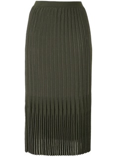 Dion Lee плиссированная юбка миди Godet
