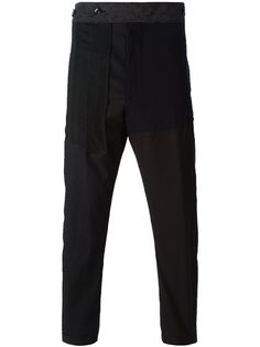 Ann Demeulemeester брюки с панельным дизайном