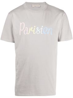 Maison Kitsuné футболка Parisien с круглым вырезом