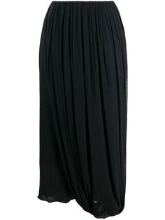 Dries Van Noten Pre-Owned присборенная юбка 1990-х годов