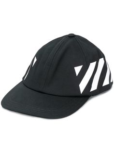 Off-White бейсболка с диагональными полосками