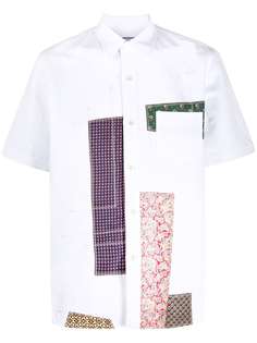 Junya Watanabe MAN рубашка в технике пэчворк