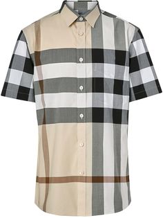 Burberry рубашка в клетку