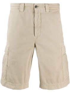 Incotex шорты карго с вышитым логотипом