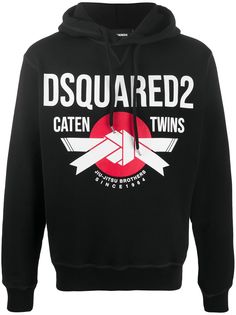 Dsquared2 худи Jiu-Jitsu с логотипом