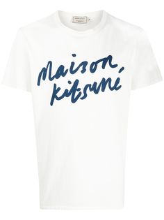Maison Kitsuné футболка с короткими рукавами и логотипом