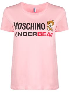 Moschino футболка с принтом Teddy Bear
