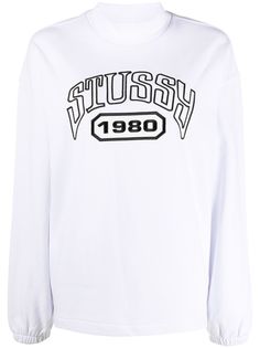 Stussy logo print sweatshirt