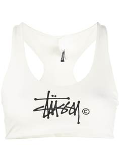 Stussy logo cropped tank top