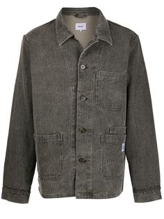 Nanushka patch-pocket shirt jacket