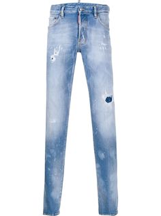 Dsquared2 джинсы с нашивкой-логотипом