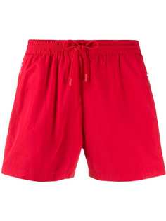 Fila logo striped swimming trunks