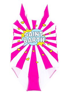 Mc2 Saint Barth Kids TEEN Cara graphic-print swimsuit