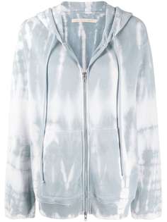 Raquel Allegra tie-dye print hoodie