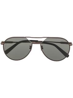 Brioni cut-off aviator sunglasses
