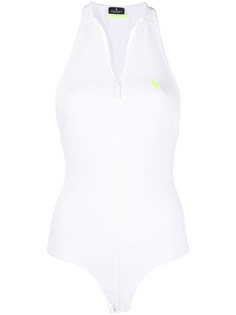 MARCELO BURLON COUNTY OF MILAN zip-front bodysuit