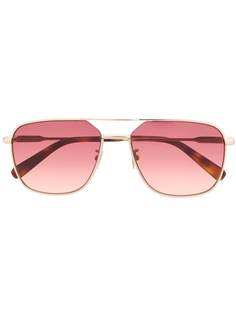 Brioni cut-off aviator sunglasses