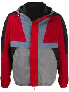 Emporio Armani hooded panelled jacket