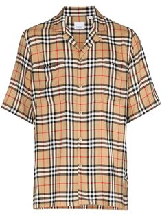 Burberry рубашка в клетку Vintage Check
