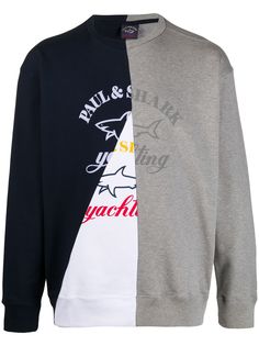 Paul & Shark contrast panel sweatshirt