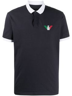 Emporio Armani рубашка-поло с короткими рукавами