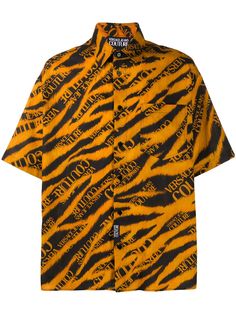 Versace Jeans Couture рубашка с анималистичным принтом