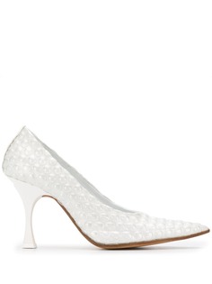 Mm6 Maison Margiela декорированные туфли с заостренным носком
