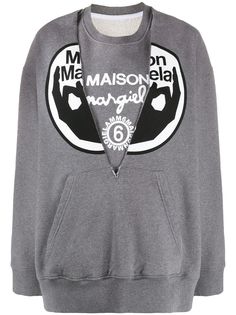 Mm6 Maison Margiela толстовка с логотипом