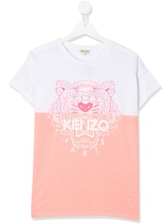 Kenzo Kids футболка с принтом Tiger