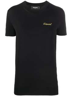Dsquared2 трикотажный топ с вышитым логотипом
