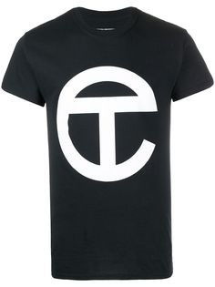 Telfar длинная футболка с логотипом