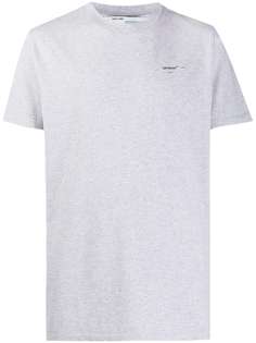 Off-White футболка свободного кроя с логотипом