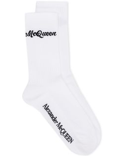 Alexander McQueen носки с логотипом