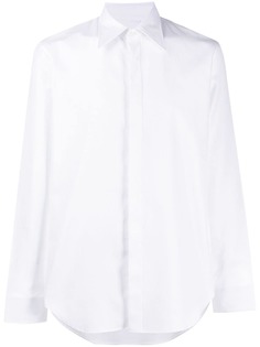 Maison Margiela рубашка с узором в елочку