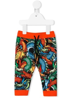 Kenzo Kids брюки со сплошным принтом
