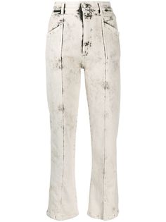 Stella McCartney прямые джинсы с декоративной строчкой