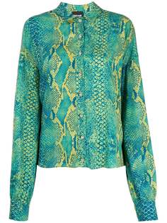 Just Cavalli рубашка со змеиным принтом