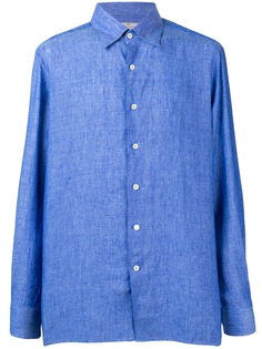 Canali рубашка с заостренным воротником
